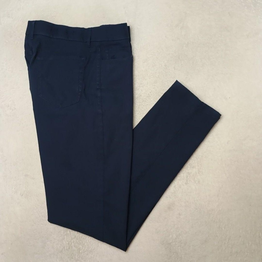 Greyson Pants Mens 31x32 Blue Golf Slim Tapered Microfiber Stretch Performance